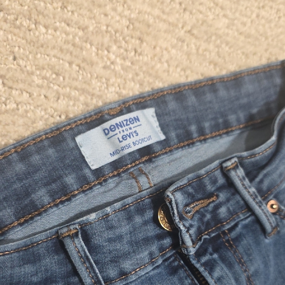 Denizen from Levi's Blue Wide Leg Jeans - Picture 3 of 6